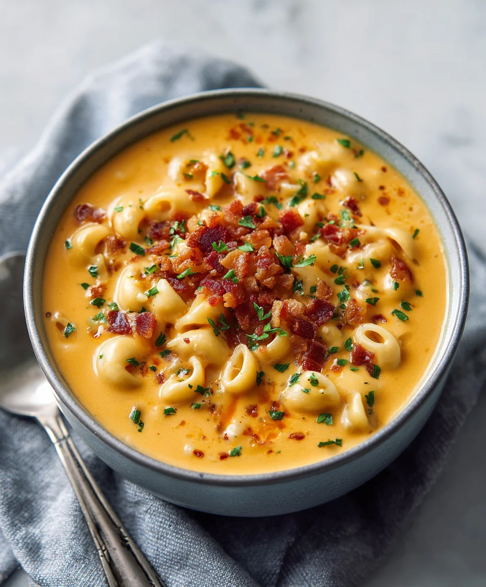 Mac Cheese Soup: Creamy, Comforting, & Easy Weeknight Meal!