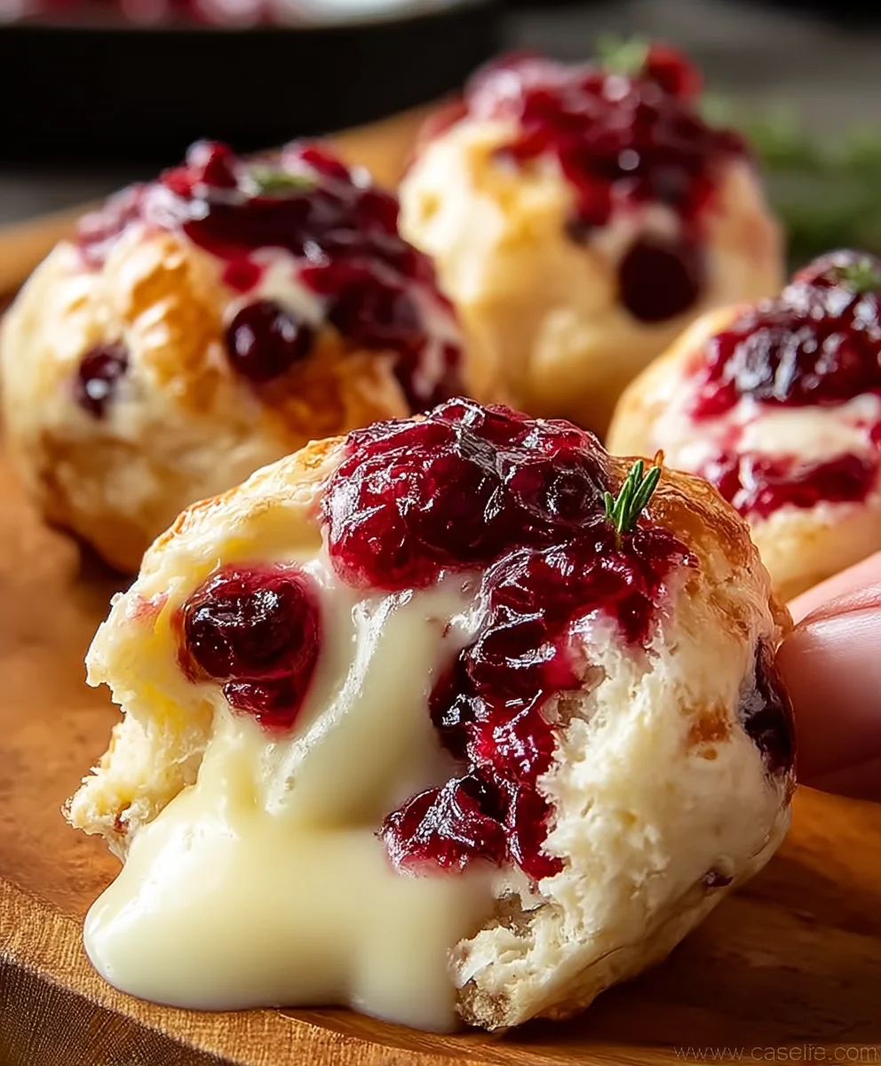 Irresistible Cranberry Brie Bombs: Perfect Party Appetizer