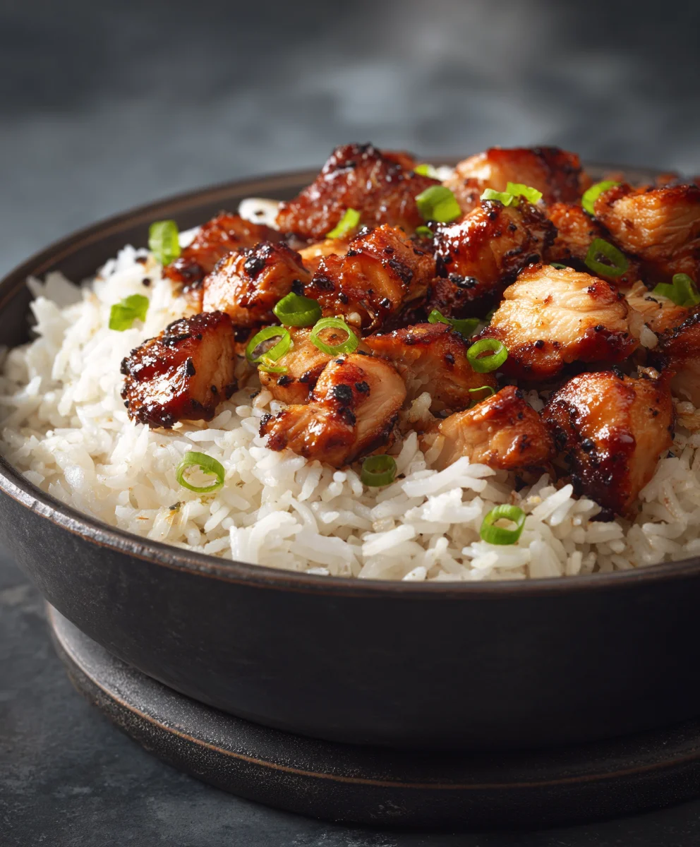 Honey BBQ Chicken Rice: Sweet & Smoky Dinner Delight