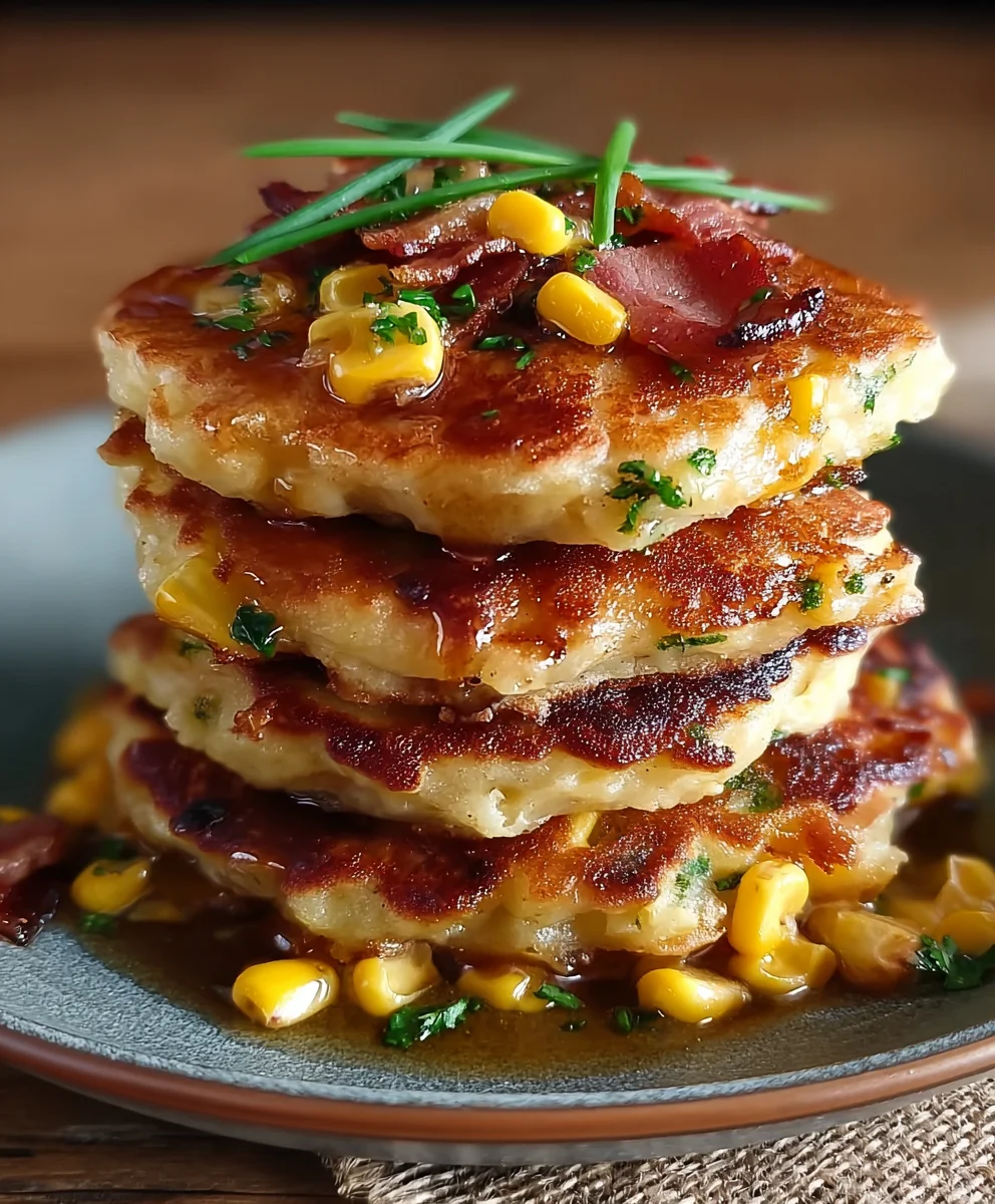 Best Beef Bacon Corn Griddle Cakes – Sweet & Savory Delight