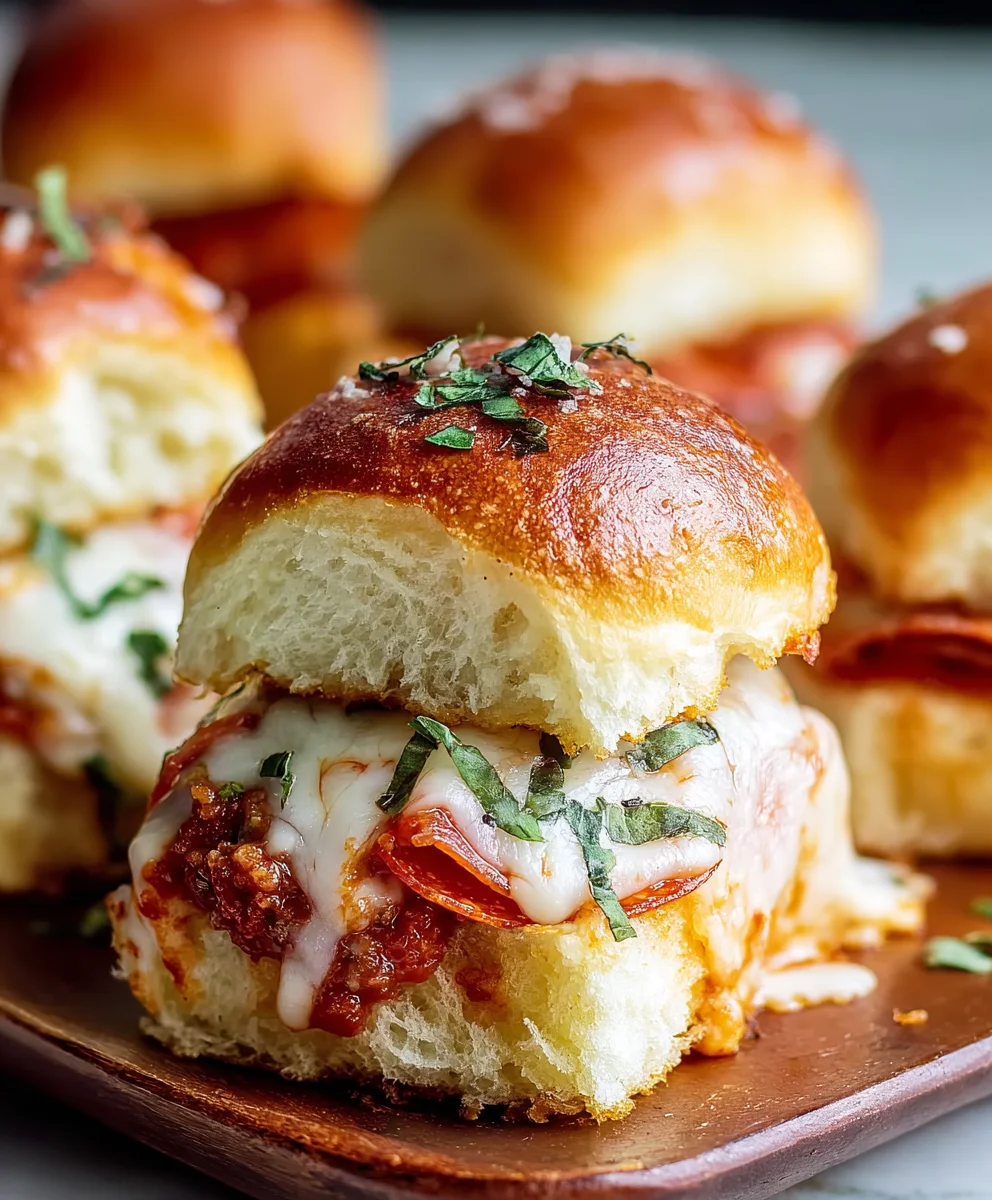 Irresistible Beef Pepperoni Pizza Sliders for Any Occasion
