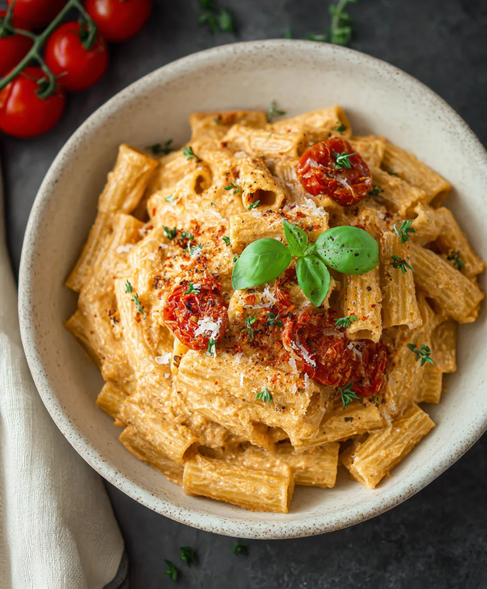 Roasted Tomato Garlic Ricotta Pasta: Your New Favorite!