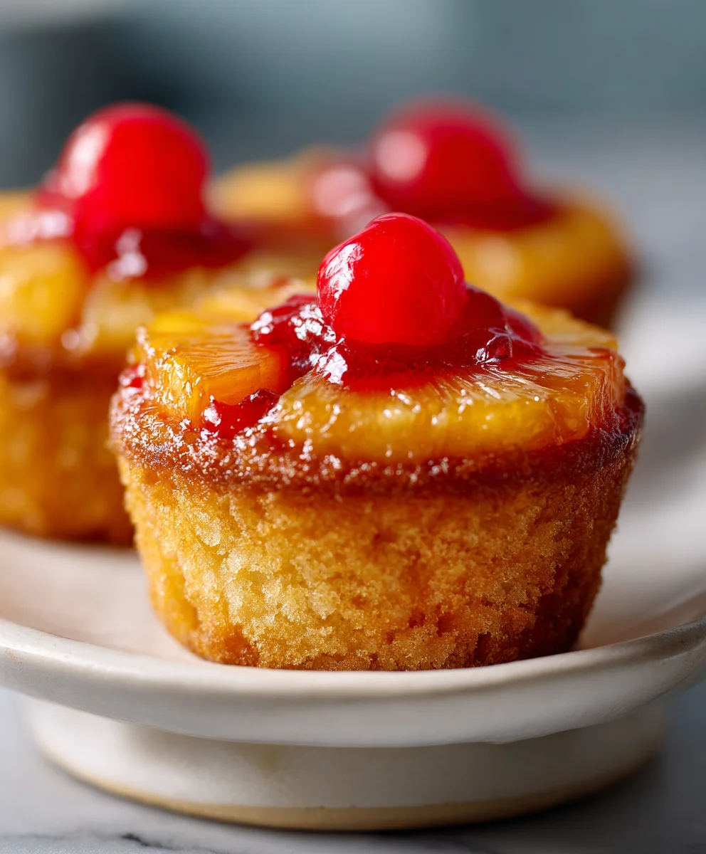 Sweet Pineapple Upside Down Cupcakes: A Tropical Treat!