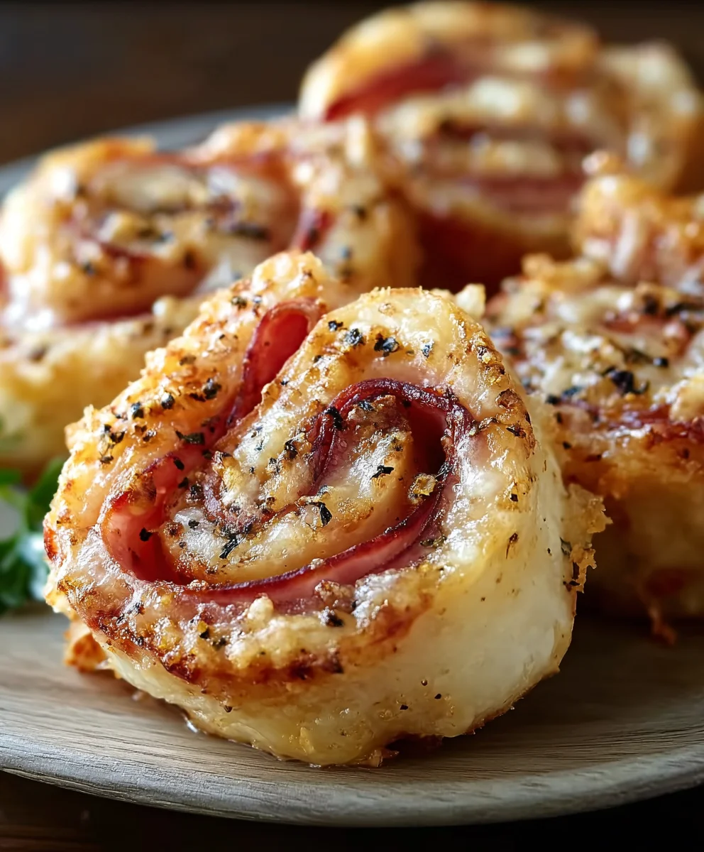 Mouthwatering Hot Beef Ham Cheese Pinwheels Recipe!