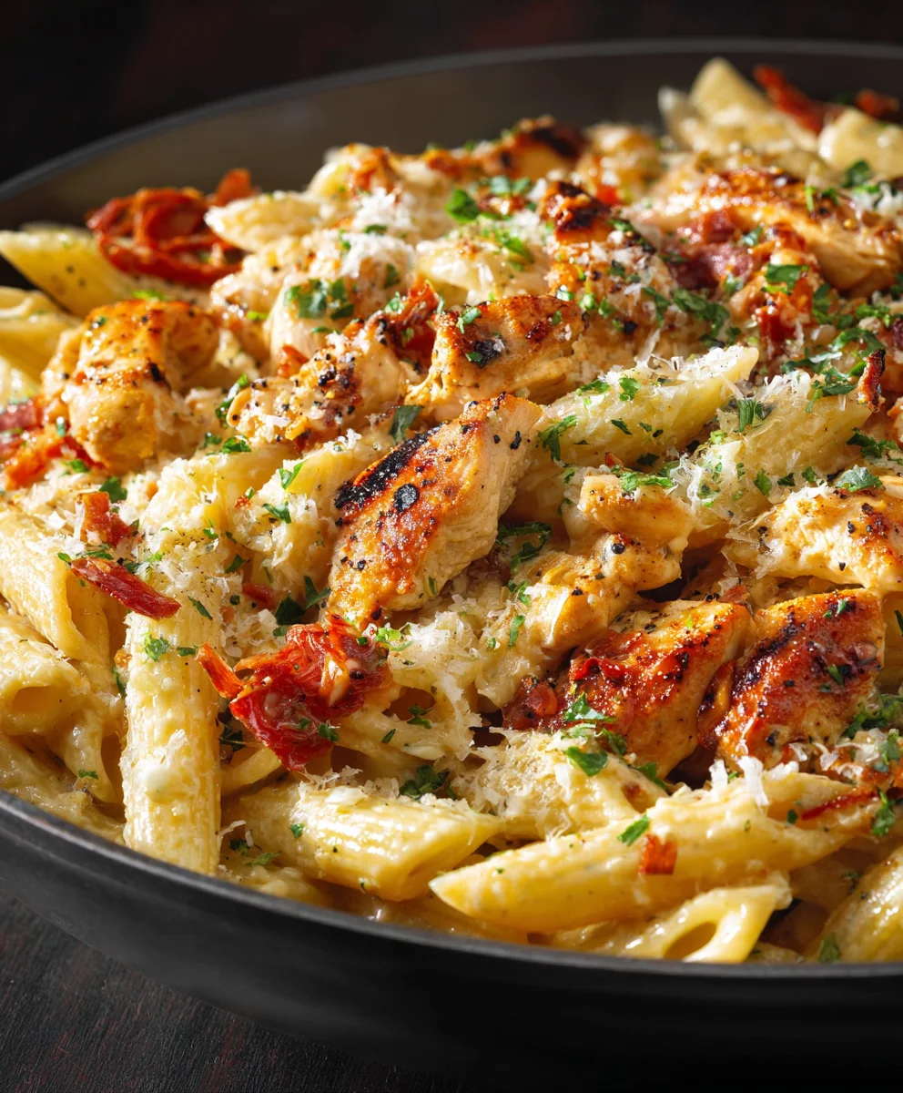 Chicken Garlic Parmesan Pasta: A Delicious Family Dinner