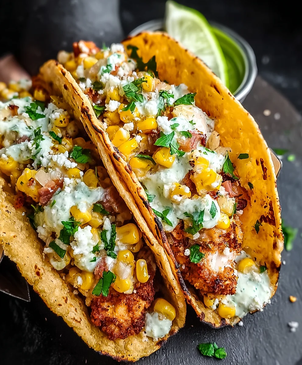 Best Fried Chicken Street Corn Tacos: Your New Favorite!